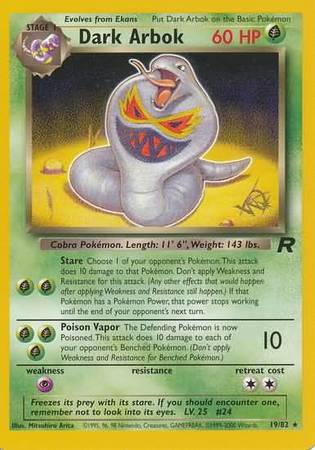 Dark Arbok (19/82) (W Stamped Promo) [Team Rocket Unlimited] | Pegasus Games WI