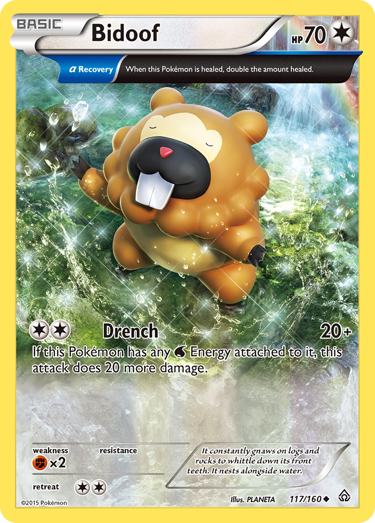 Bidoof (117/160) [XY: Primal Clash] | Pegasus Games WI