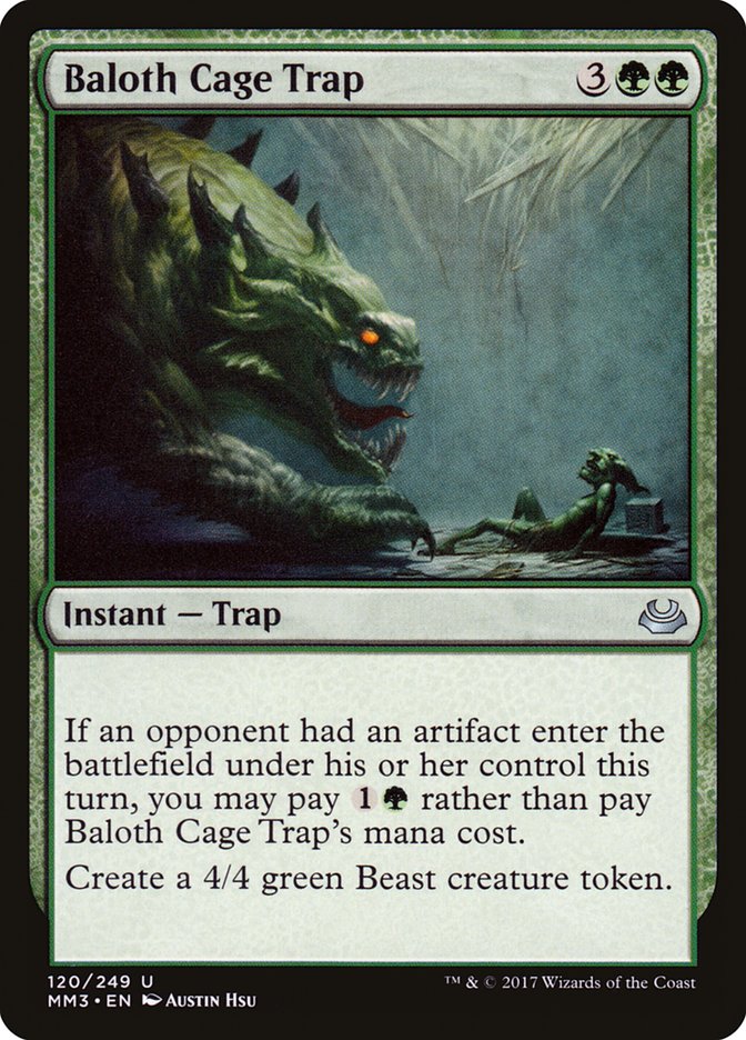 Baloth Cage Trap [Modern Masters 2017] | Pegasus Games WI