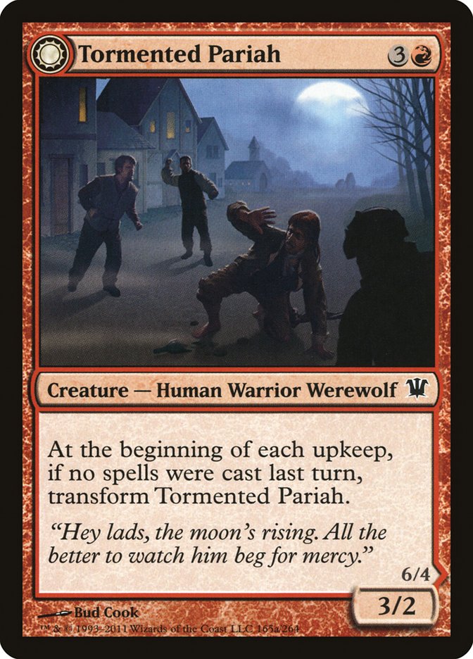 Tormented Pariah // Rampaging Werewolf [Innistrad] | Pegasus Games WI