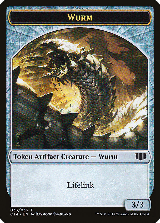 Wurm (033/036) // Goat Double-Sided Token [Commander 2014 Tokens] | Pegasus Games WI