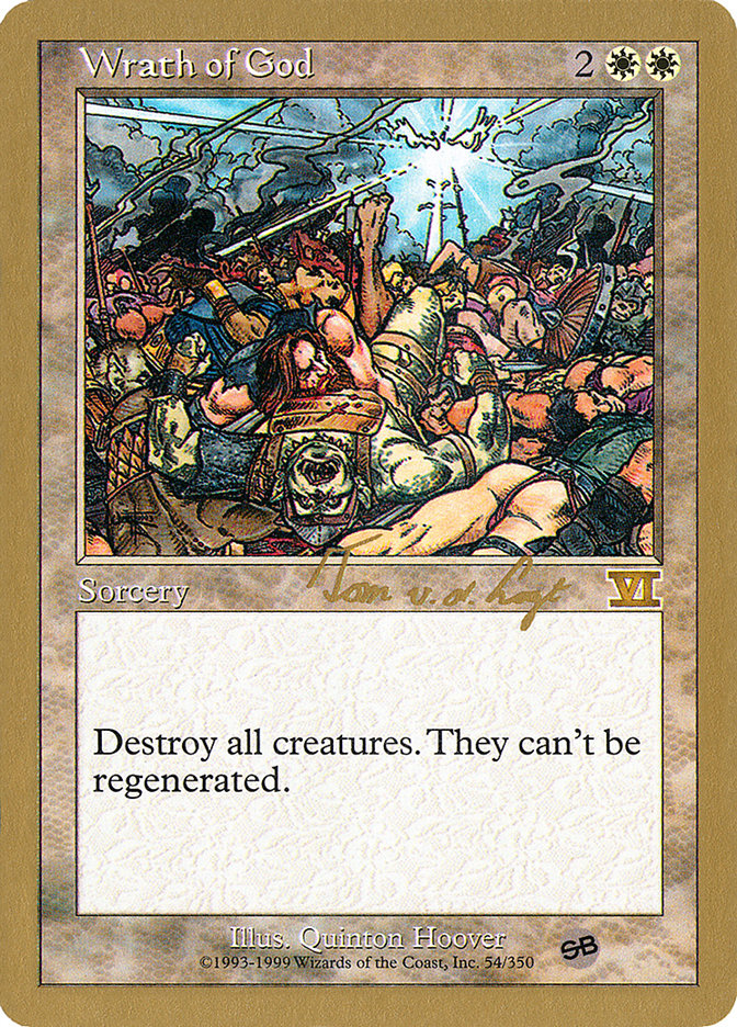 Wrath of God (Tom van de Logt) (SB) [World Championship Decks 2000] | Pegasus Games WI