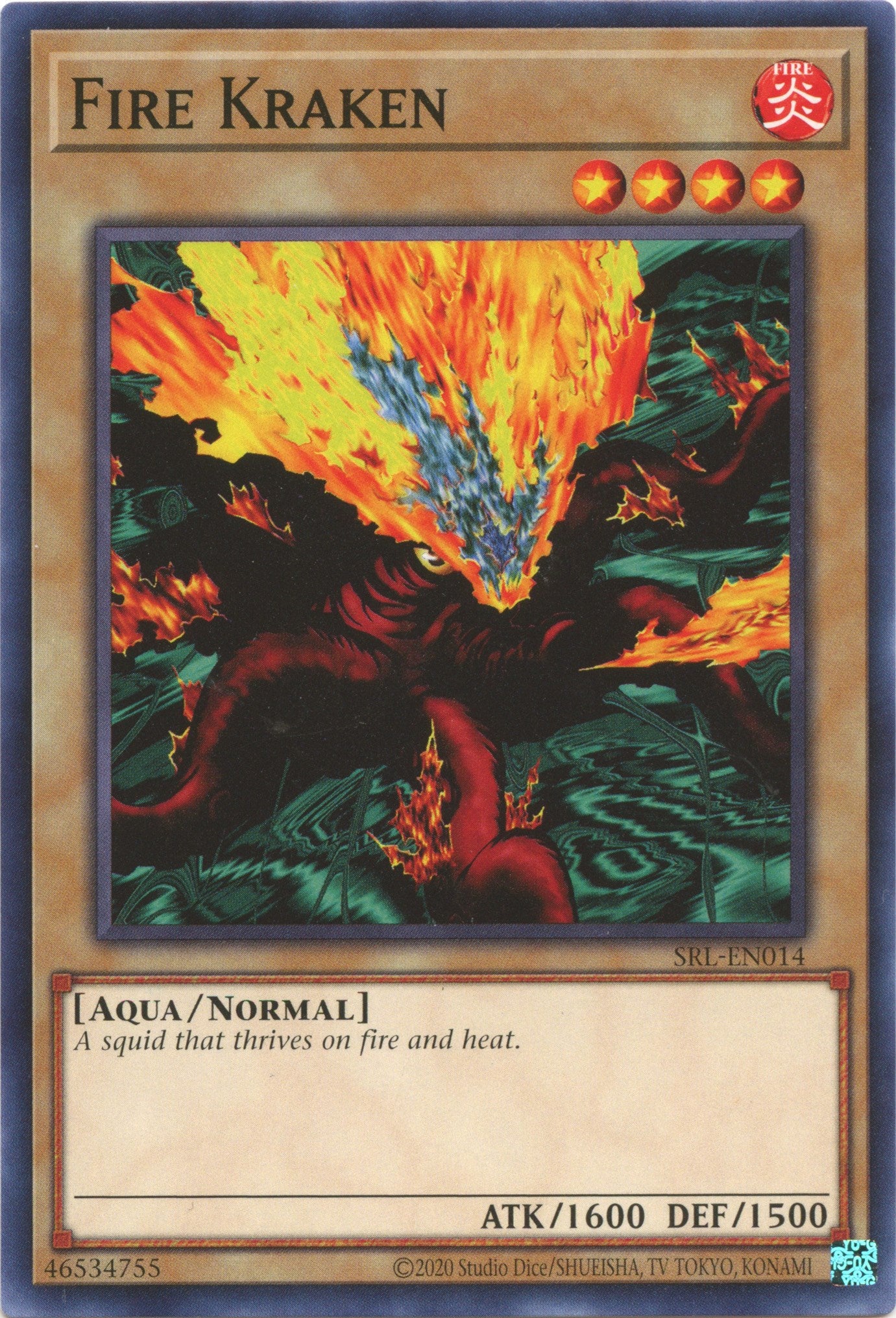 Fire Kraken (25th Anniversary) [SRL-EN014] Common | Pegasus Games WI