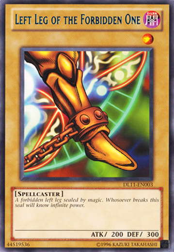 Left Leg of the Forbidden One (Blue) [DL11-EN003] Rare | Pegasus Games WI