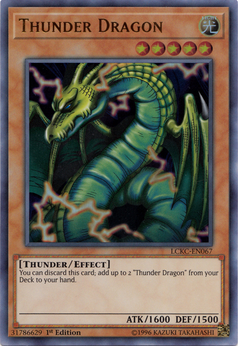 Thunder Dragon [LCKC-EN067] Ultra Rare | Pegasus Games WI