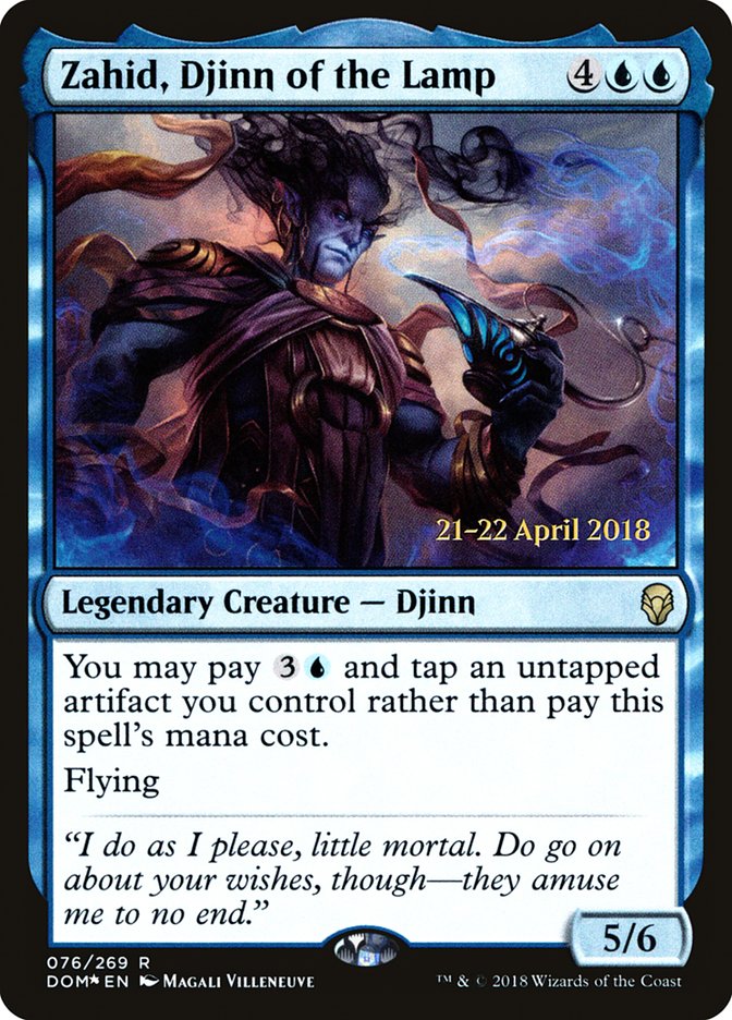 Zahid, Djinn of the Lamp [Dominaria Prerelease Promos] | Pegasus Games WI