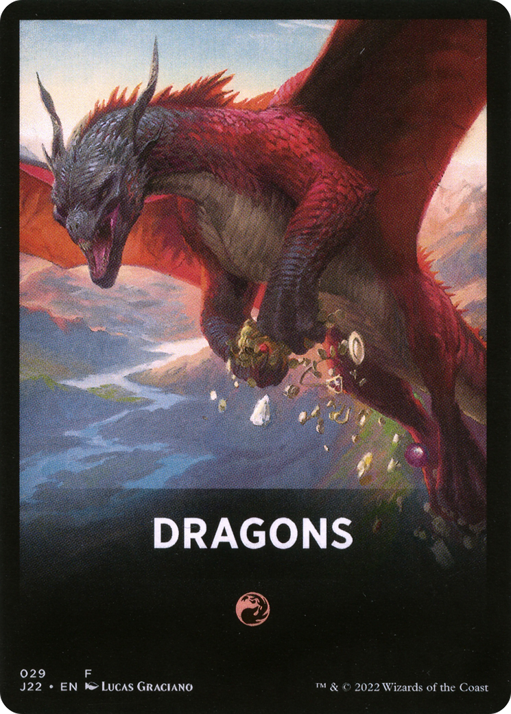 Dragons Theme Card [Jumpstart 2022 Front Cards] | Pegasus Games WI