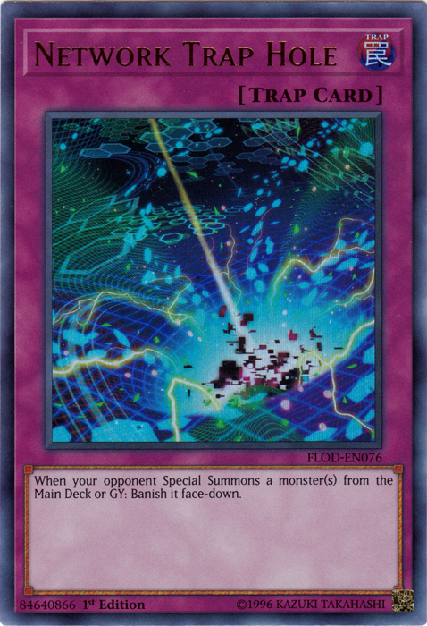 Network Trap Hole [FLOD-EN076] Ultra Rare | Pegasus Games WI