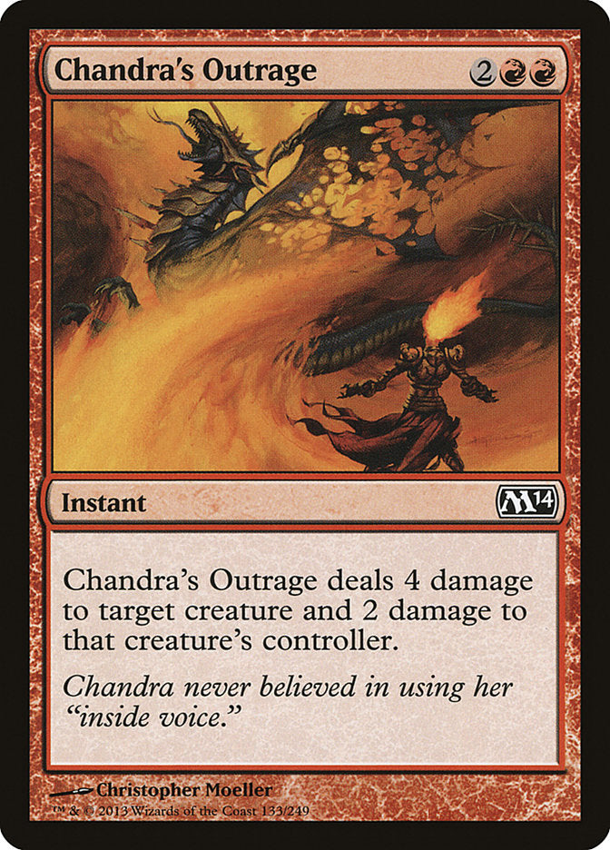 Chandra's Outrage [Magic 2014] | Pegasus Games WI