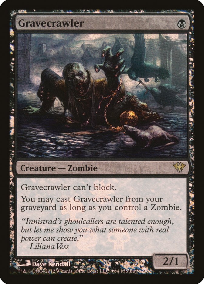 Gravecrawler (Buy-A-Box) [Dark Ascension Promos] | Pegasus Games WI