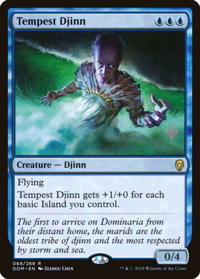 Tempest Djinn (Promo Pack) [Dominaria Promos] | Pegasus Games WI