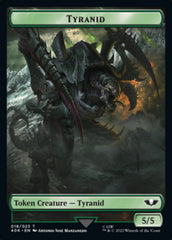 Tyranid (017) // Tyranid (018) Double-Sided Token (Surge Foil) [Warhammer 40,000 Tokens] | Pegasus Games WI