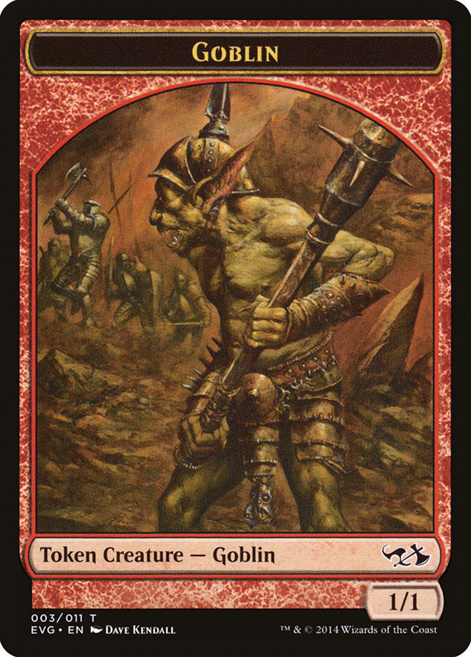 Goblin Token (Elves vs. Goblins) [Duel Decks Anthology Tokens] | Pegasus Games WI