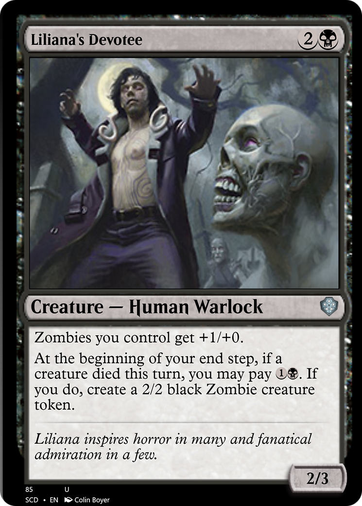 Liliana's Devotee [Starter Commander Decks] | Pegasus Games WI