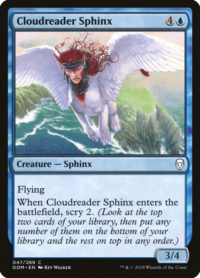 Cloudreader Sphinx [Dominaria] | Pegasus Games WI