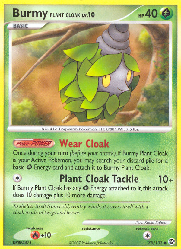 Burmy Plant Cloak (78/132) [Diamond & Pearl: Secret Wonders] | Pegasus Games WI