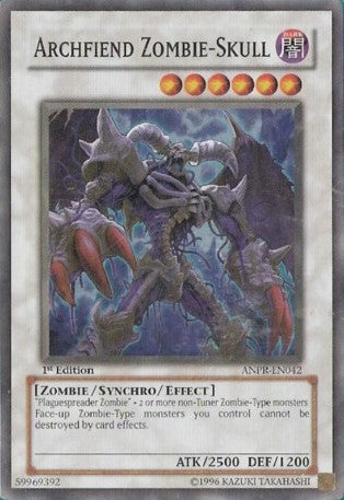 Archfiend Zombie-Skull [ANPR-EN042] Super Rare | Pegasus Games WI