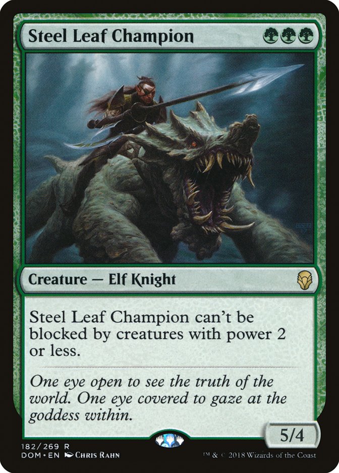 Steel Leaf Champion [Dominaria] | Pegasus Games WI