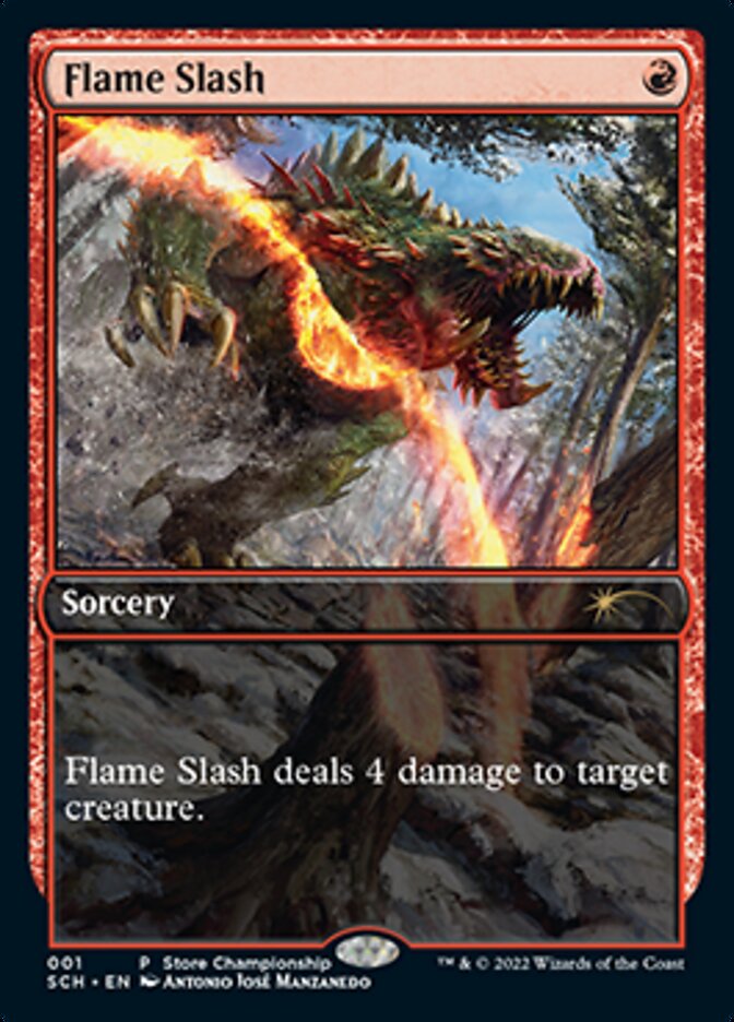 Flame Slash (Extended Art) [Store Championships 2022] | Pegasus Games WI