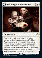 Wedding Announcement // Wedding Festivity [Innistrad: Crimson Vow] | Pegasus Games WI