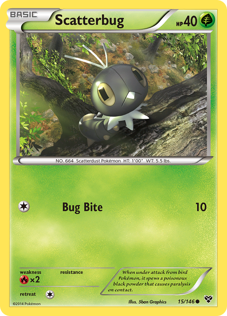 Scatterbug (15/146) [XY: Base Set] | Pegasus Games WI