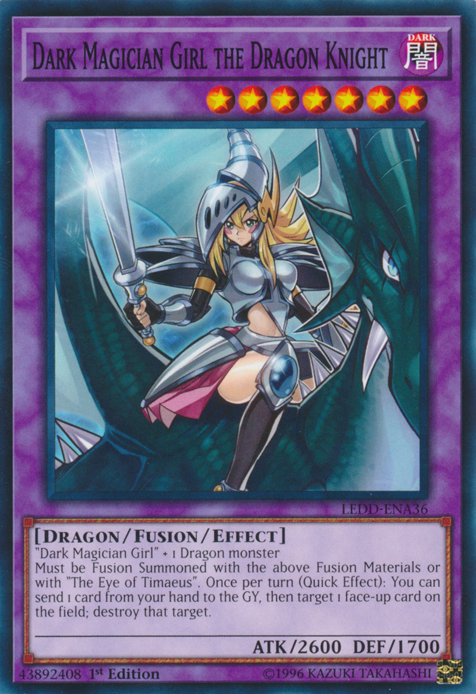 Dark Magician Girl the Dragon Knight [LEDD-ENA36] Common | Pegasus Games WI