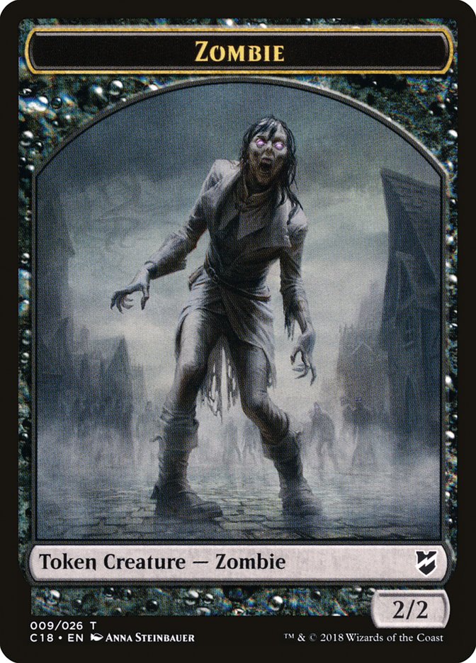 Zombie Token [Commander 2018 Tokens] | Pegasus Games WI