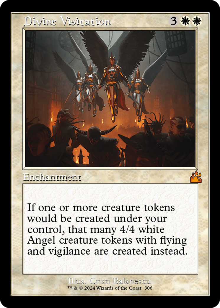 Divine Visitation (Retro Frame) [Ravnica Remastered] | Pegasus Games WI