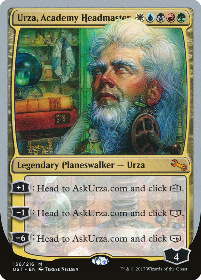 Urza, Academy Headmaster [Unstable] | Pegasus Games WI