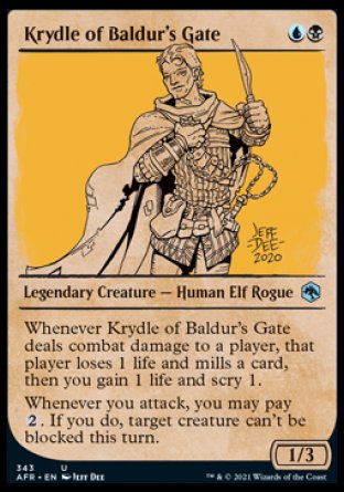 Krydle of Baldur's Gate (Showcase) [Dungeons & Dragons: Adventures in the Forgotten Realms] | Pegasus Games WI