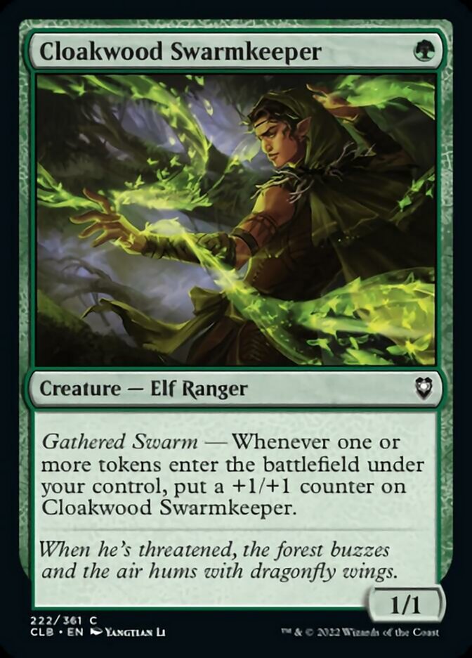 Cloakwood Swarmkeeper [Commander Legends: Battle for Baldur's Gate] | Pegasus Games WI