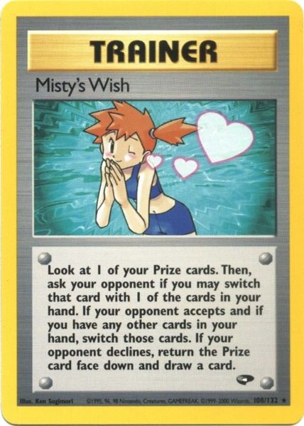 Misty's Wish (108/132) [Gym Challenge Unlimited] | Pegasus Games WI