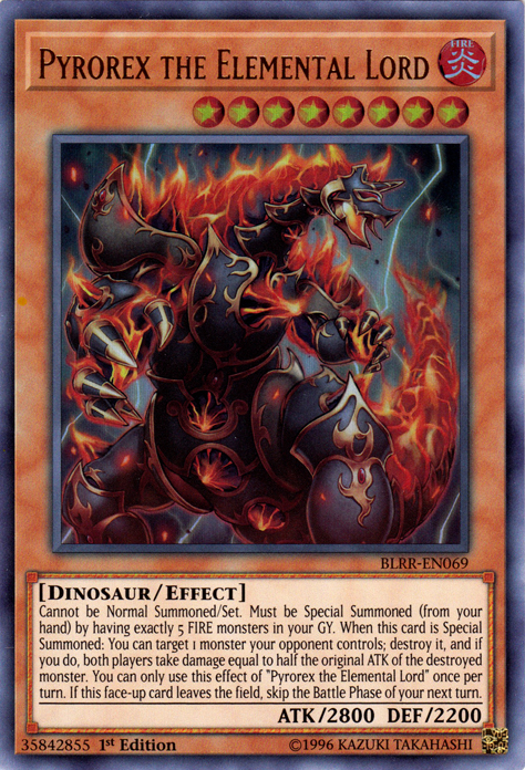 Pyrorex the Elemental Lord [BLRR-EN069] Ultra Rare | Pegasus Games WI