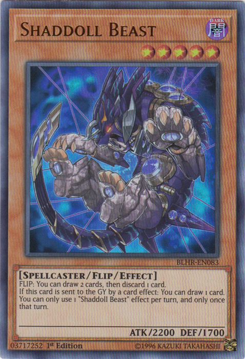 Shaddoll Beast [BLHR-EN083] Ultra Rare | Pegasus Games WI