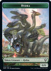 Snake // Hydra Double-Sided Token [Dominaria United Commander Tokens] | Pegasus Games WI