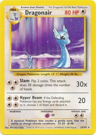 Dragonair (18/102) [Base Set Unlimited] | Pegasus Games WI