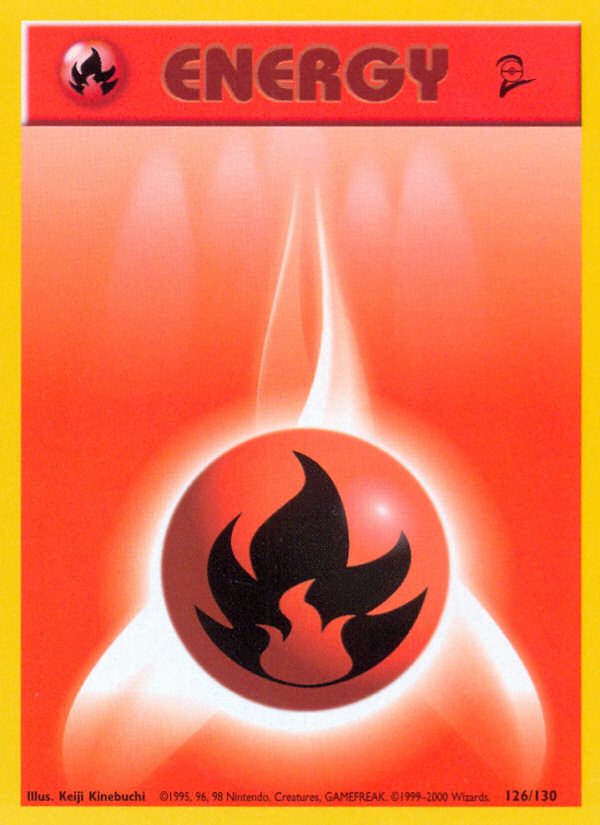 Fire Energy (126/130) [Base Set 2] | Pegasus Games WI