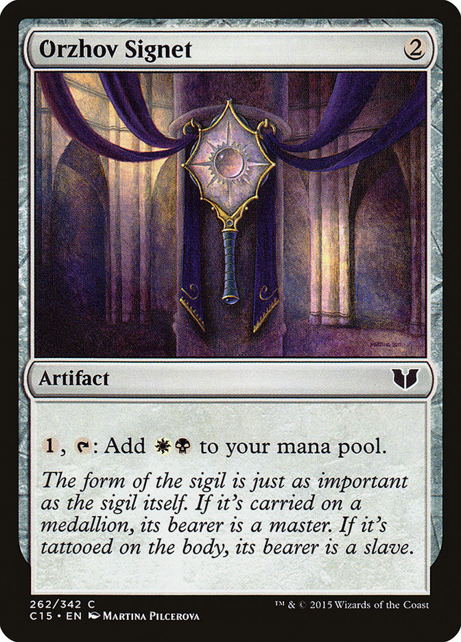 Orzhov Signet [Commander 2015] | Pegasus Games WI