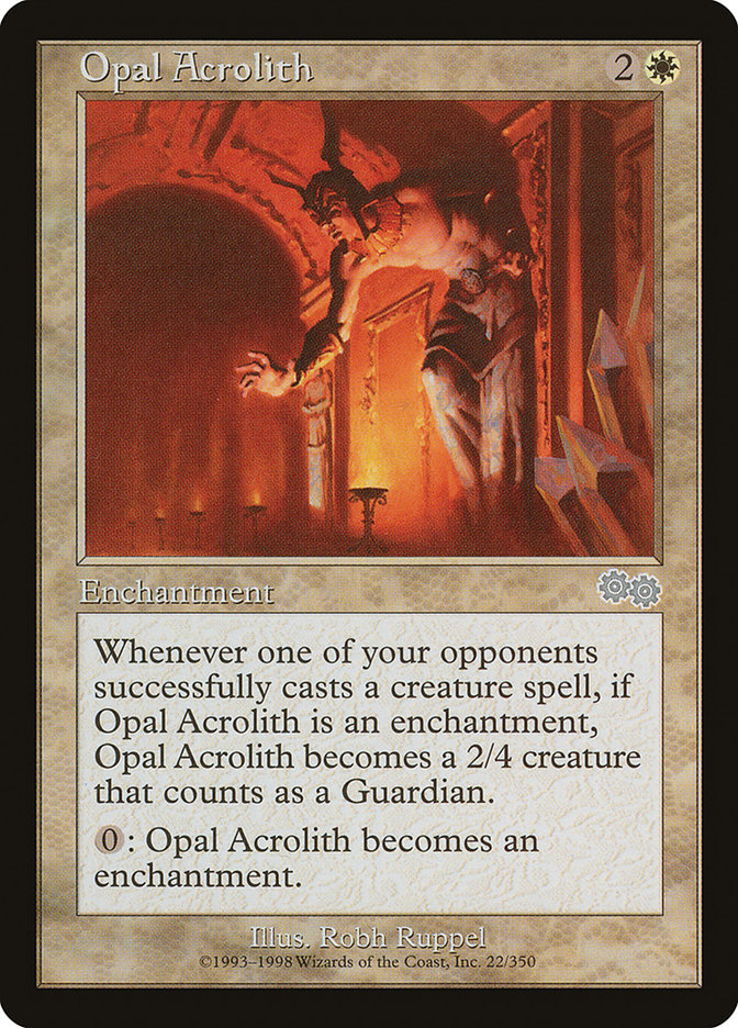 Opal Acrolith [Urza's Saga] | Pegasus Games WI