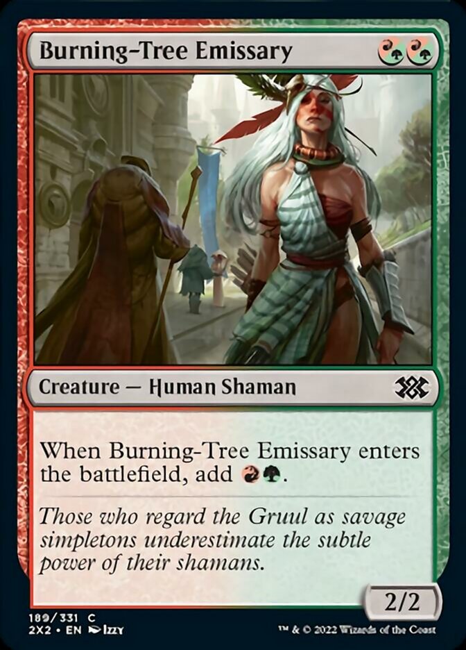 Burning-Tree Emissary [Double Masters 2022] | Pegasus Games WI