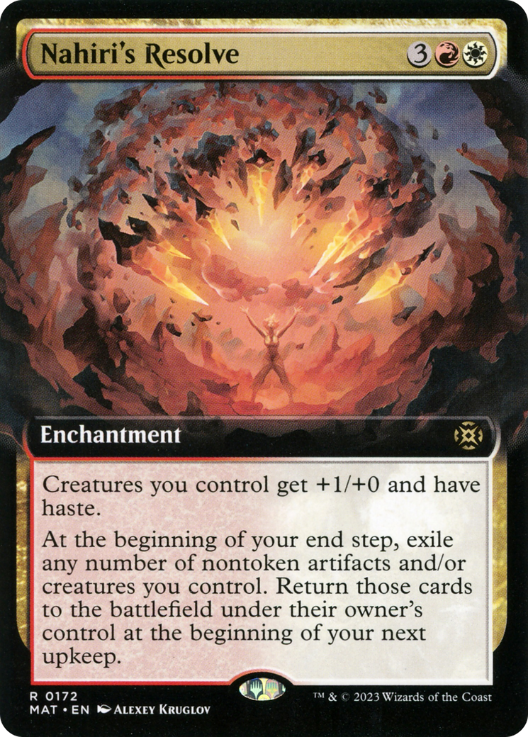 Nahiri's Resolve (Extended Art) [March of the Machine: The Aftermath] | Pegasus Games WI