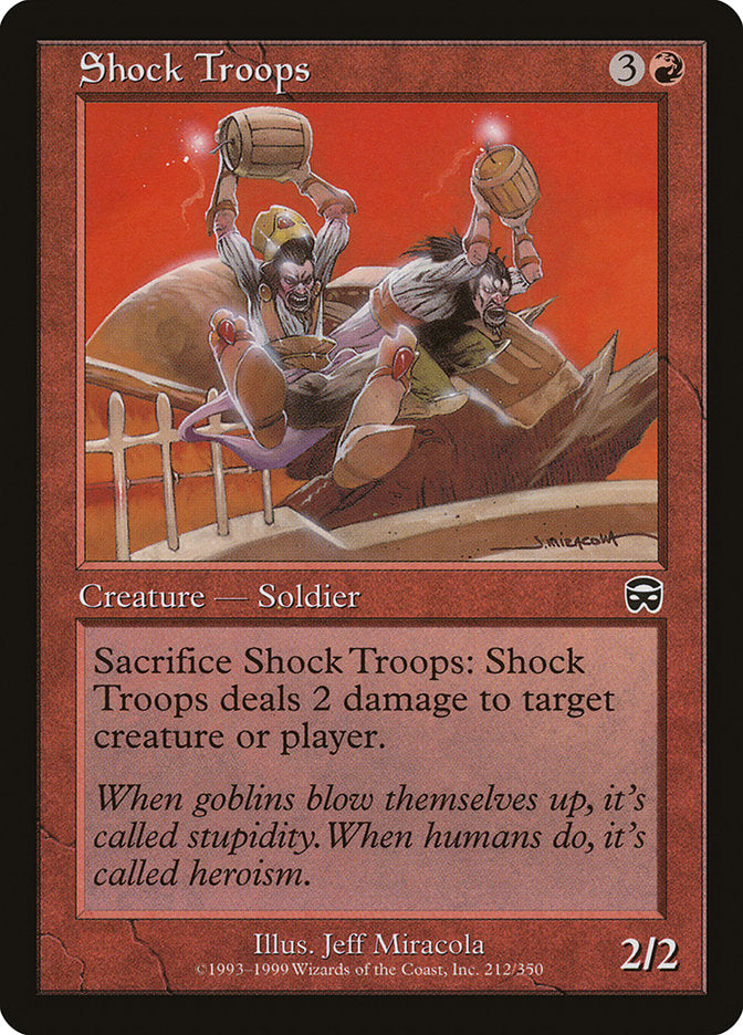 Shock Troops [Mercadian Masques] | Pegasus Games WI