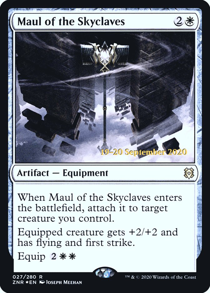 Maul of the Skyclaves [Zendikar Rising Prerelease Promos] | Pegasus Games WI