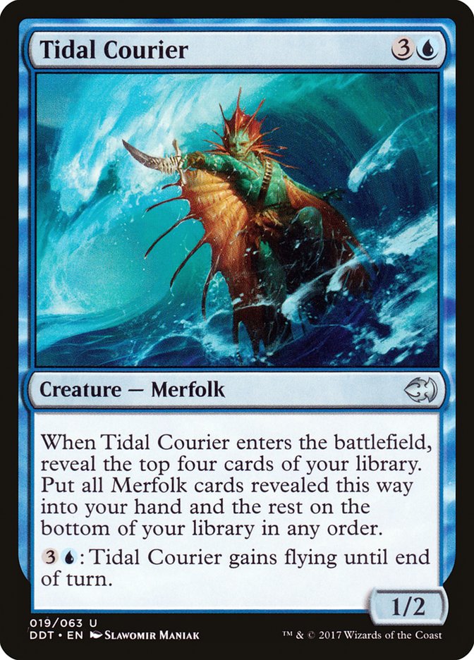 Tidal Courier [Duel Decks: Merfolk vs. Goblins] | Pegasus Games WI