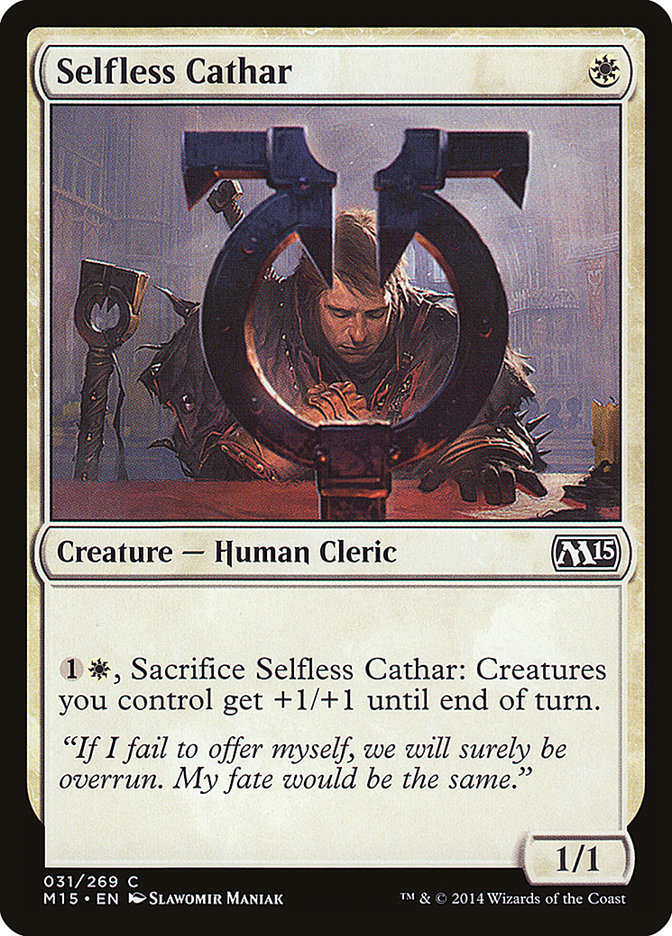 Selfless Cathar [Magic 2015] | Pegasus Games WI