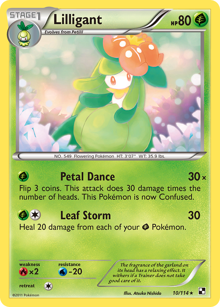 Lilligant (10/114) [Black & White: Base Set] | Pegasus Games WI