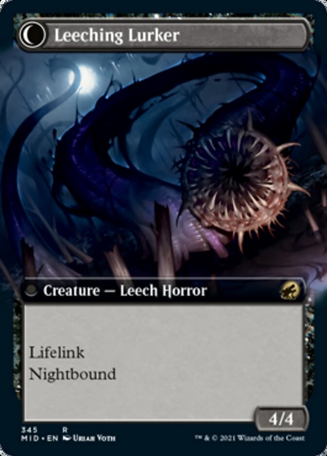 Curse of Leeches // Leeching Lurker (Extended Art) [Innistrad: Midnight Hunt] | Pegasus Games WI