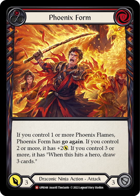 Phoenix Form [UPR048] (Uprising)  Rainbow Foil | Pegasus Games WI