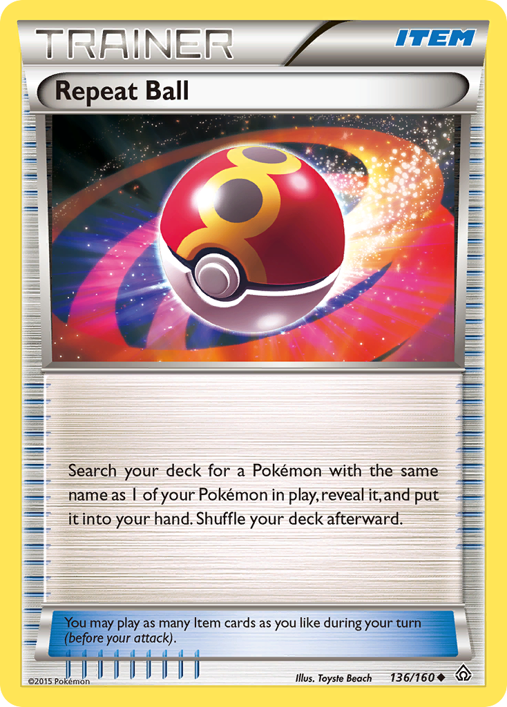 Repeat Ball (136/160) [XY: Primal Clash] | Pegasus Games WI