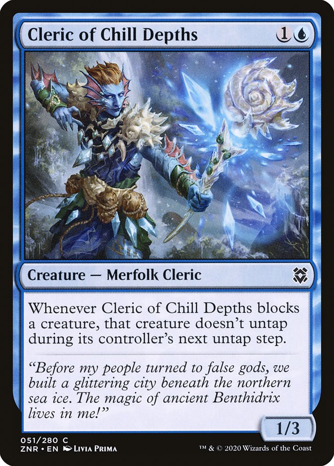 Cleric of Chill Depths [Zendikar Rising] | Pegasus Games WI